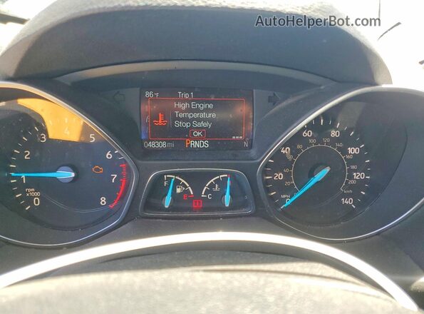 1FMCU9GD9KUB69231 2019 FORD ESCAPE Blue Սարքավորումների վահանակի տեսք