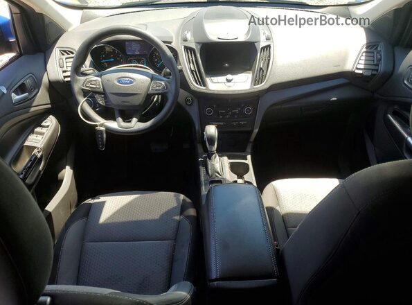 1FMCU9GD9KUB69231 2019 FORD ESCAPE Blue Առջևի վահանակի տեսք