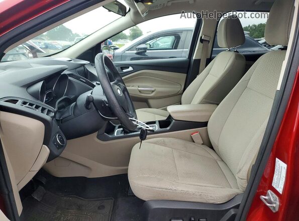 1FMCU9GDXHUA86240 2017 FORD ESCAPE Red Vista interior delantera