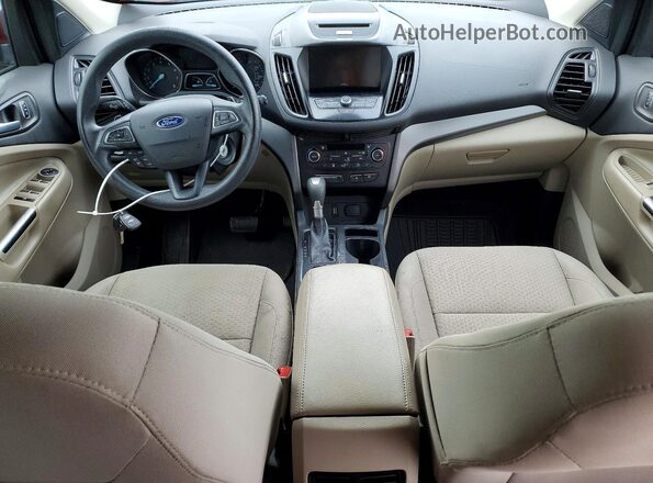 1FMCU9GDXHUA86240 2017 FORD ESCAPE Red Vista del salpicadero