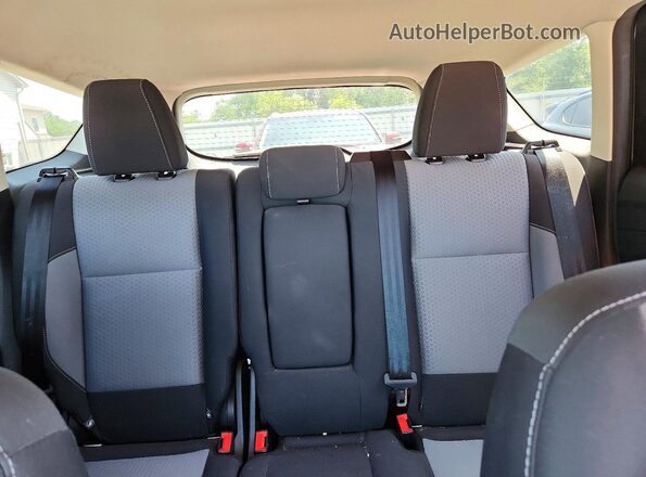 1FMCU9GDXHUD63811 2017 FORD ESCAPE Gray Rear seats view