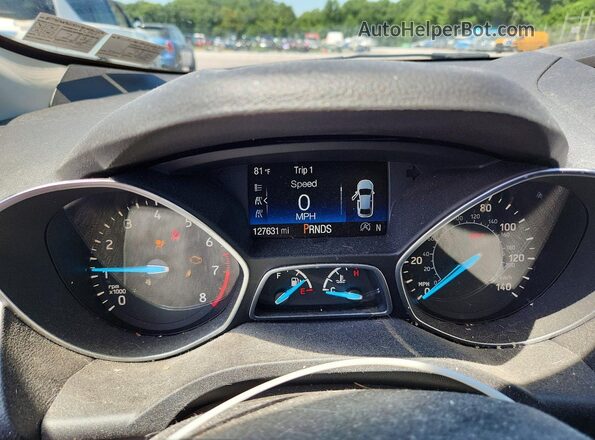 1FMCU9GDXHUD63811 2017 FORD ESCAPE Gray Instrument cluster view