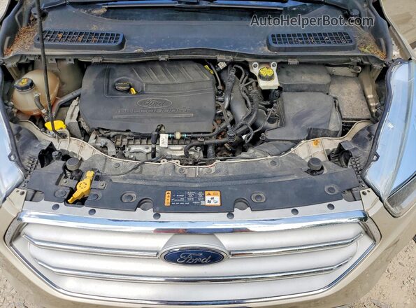 1FMCU9GDXJUA02682 2018 FORD ESCAPE Gold ძრავის განყოფილების ხედი