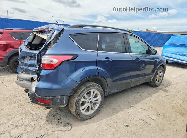 1FMCU9GDXJUA11530 2018 FORD ESCAPE Blue Trasero derecho