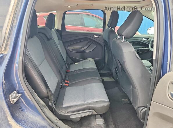 1FMCU9GDXJUA11530 2018 FORD ESCAPE Blue Vista de los asientos traseros