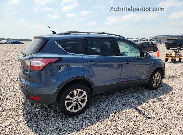 1FMCU9GDXJUA39294 2018 FORD ESCAPE Blue Tył prawy