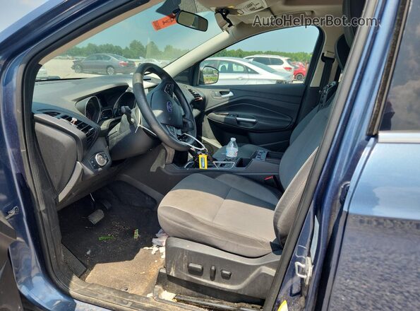 1FMCU9GDXJUA39294 2018 FORD ESCAPE Blue Widok wnętrza z przodu