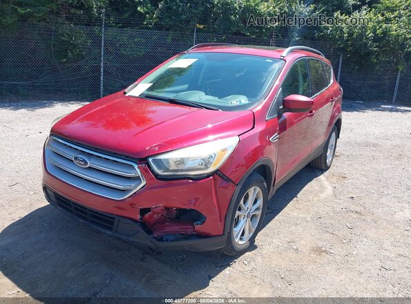 1FMCU9GDXJUA47413 2018 FORD ESCAPE Red Front left
