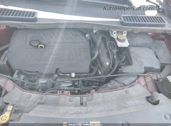 1FMCU9GDXJUA47413 2018 FORD ESCAPE Red Rear view