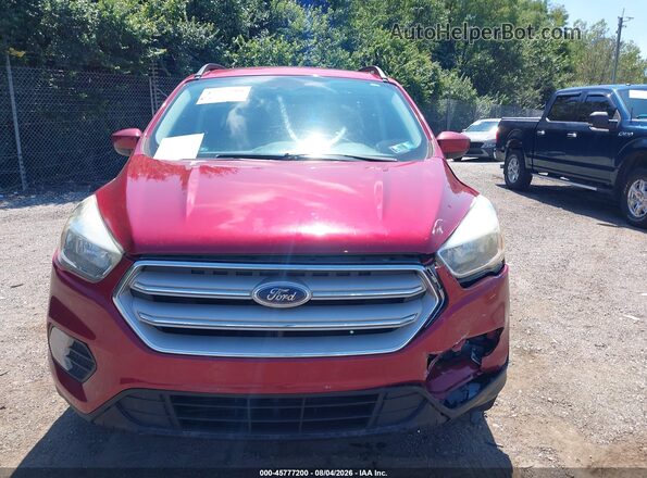 1FMCU9GDXJUA47413 2018 FORD ESCAPE Red Rear interior view
