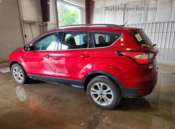 1FMCU9GDXJUA64440 2018 FORD ESCAPE Red Հետևի ձախ