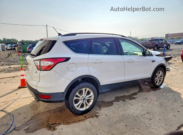 1FMCU9GDXJUA78175 2018 FORD ESCAPE Белый Задняя правая четверть