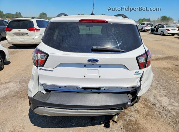 1FMCU9GDXJUB17735 2018 FORD ESCAPE White Widok z tyłu