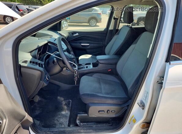 1FMCU9GDXJUB17735 2018 FORD ESCAPE White Widok wnętrza z przodu