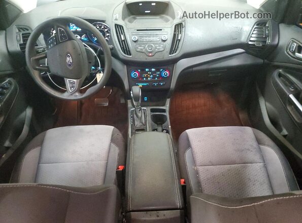 1FMCU9GDXJUB41453 2018 FORD ESCAPE Черный Вид панели приборов
