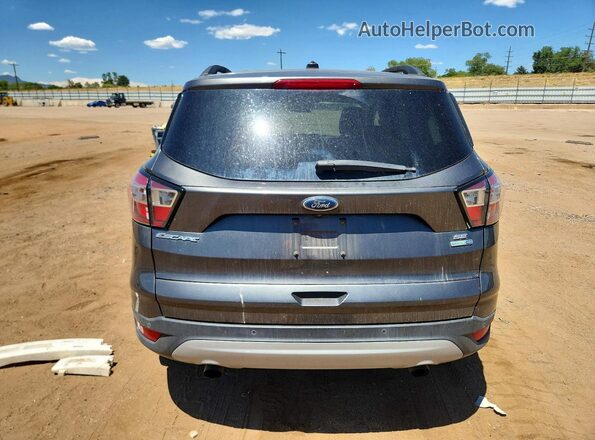 1FMCU9GDXJUB85727 2018 FORD ESCAPE Серый Вид сзади