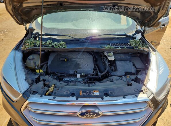1FMCU9GDXJUB85727 2018 FORD ESCAPE Серый Вид задней части салона