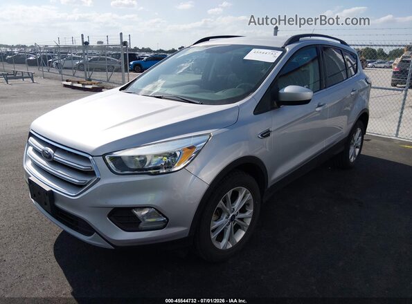 1FMCU9GDXJUD08698 2018 FORD ESCAPE Silver Front left