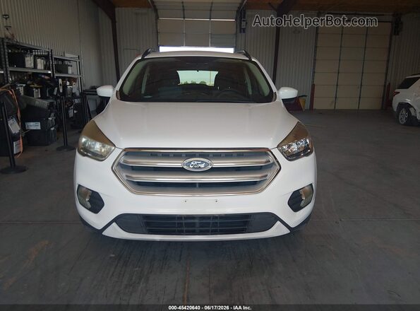 1FMCU9GDXJUD08748 2018 FORD ESCAPE White Vista del cuadro de instrumentos