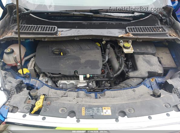 1FMCU9GDXJUD31060 2018 FORD ESCAPE Blue უკანა ხედი