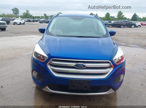 1FMCU9GDXJUD31060 2018 FORD ESCAPE Blue უკანა სალონის ხედი