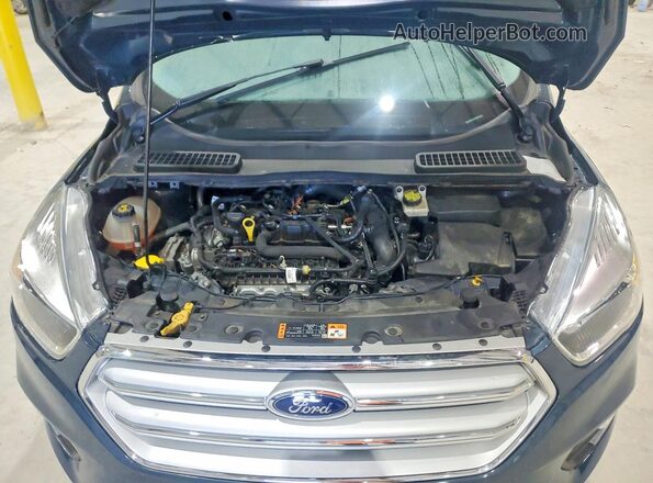 1FMCU9GDXKUC50867 2019 FORD ESCAPE Blue Widok wnętrza z tyłu