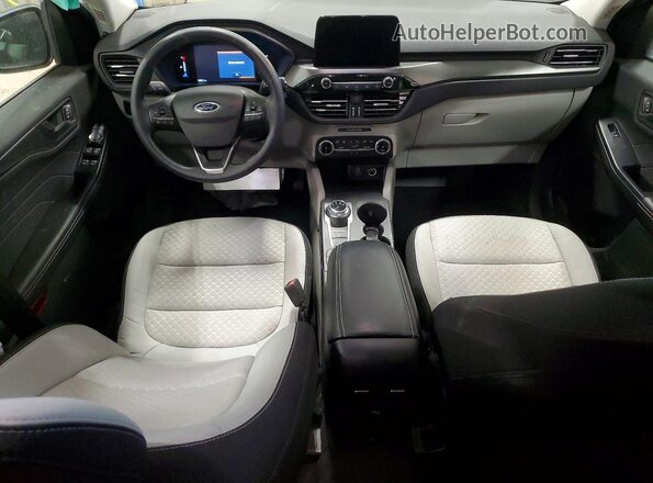 1FMCU9GN1SUB58359 2025 FORD ESCAPE White წინა პანელის ხედი
