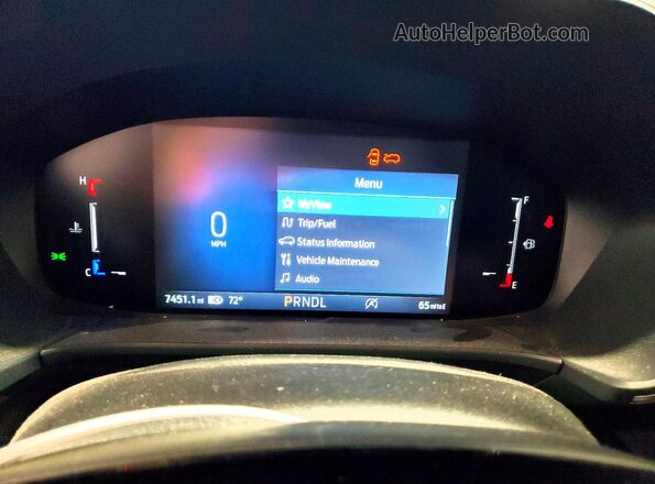 1FMCU9GN2SUB52733 2025 FORD ESCAPE Blue Սարքավորումների վահանակի տեսք