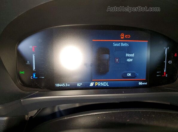 1FMCU9GN3PUA67939 2023 FORD ESCAPE Gray Widok zestawu wskaźników