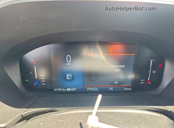 1FMCU9GN4RUB11384 2024 FORD ESCAPE Gray Instrument cluster view