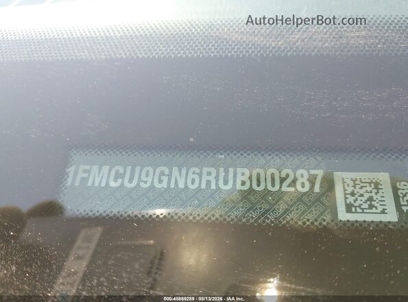 1FMCU9GN6RUB00287 2024 FORD ESCAPE Blue Engine compartment view