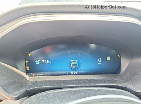 1FMCU9GN8PUB05908 2023 FORD ESCAPE Black Instrument cluster view