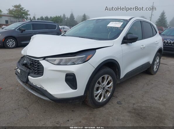 1FMCU9GNXPUA55237 2023 FORD ESCAPE White წინა მარცხენა ხედი სამი მეოთხედიდან