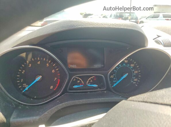 1FMCU9GX1GUB22664 2016 FORD ESCAPE Blue Սարքավորումների վահանակի տեսք