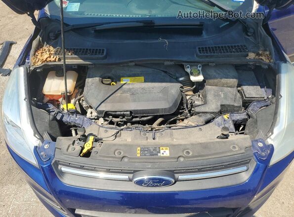 1FMCU9GX1GUB22664 2016 FORD ESCAPE Blue Շարժիչի բաժամունքի տեսք