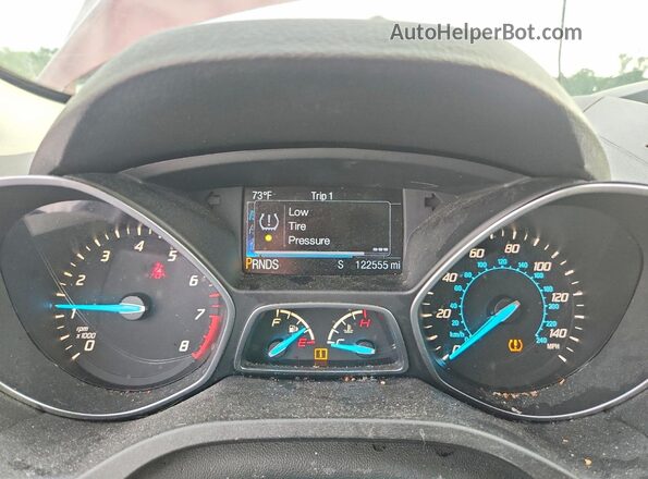 1FMCU9GX2GUB21152 2016 FORD ESCAPE Красный Вид щитка приборов