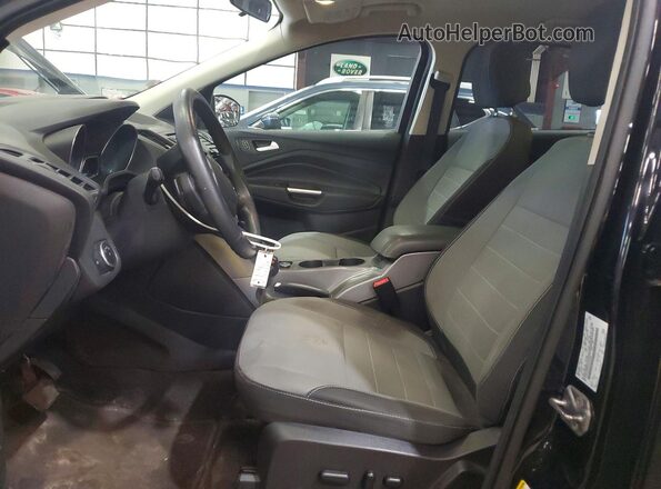 1FMCU9GX6GUA34208 2016 FORD ESCAPE Black წინა სალონის ხედი