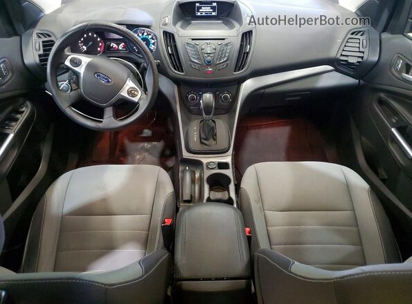 1FMCU9GX6GUA34208 2016 FORD ESCAPE Black წინა პანელის ხედი