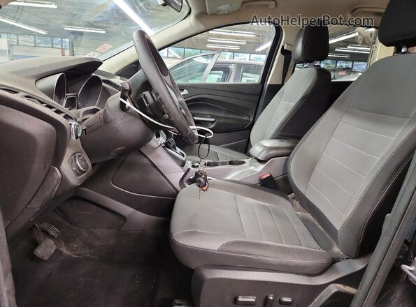 1FMCU9GX6GUB32364 2016 FORD ESCAPE Black წინა სალონის ხედი