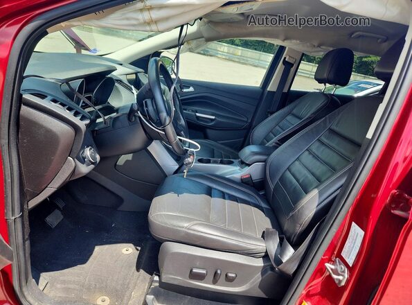 1FMCU9GX6GUC33193 2016 FORD ESCAPE Burgundy Vista interior delantera
