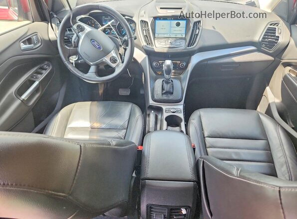 1FMCU9GX6GUC33193 2016 FORD ESCAPE Burgundy Vista del salpicadero