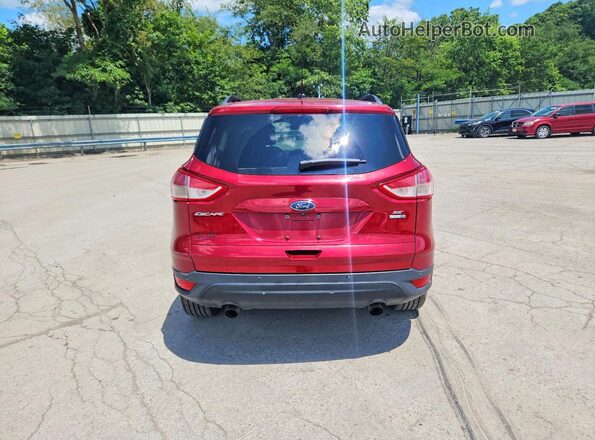 1FMCU9GX6GUC33193 2016 FORD ESCAPE Burgundy Vista trasera