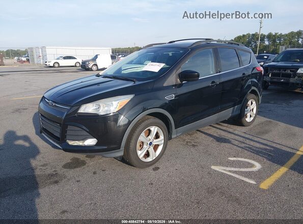 1FMCU9GX6GUC71507 2016 FORD ESCAPE Black წინა მარცხენა ხედი სამი მეოთხედიდან