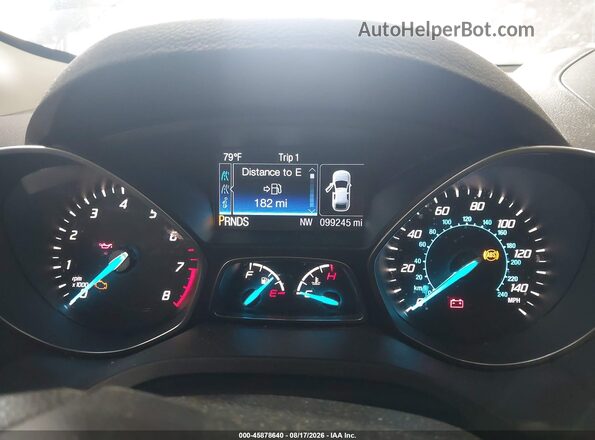 1FMCU9GX8GUB28574 2016 FORD ESCAPE Gray Widok tylnych siedzeń