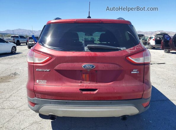 1FMCU9GX9GUA52136 2016 FORD ESCAPE Red Widok z tyłu