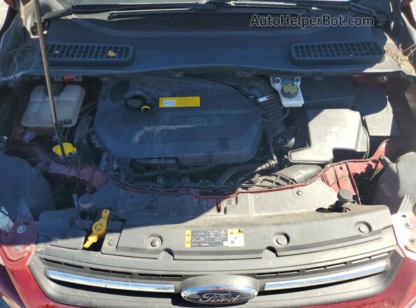 1FMCU9GX9GUA52136 2016 FORD ESCAPE Red Widok komory silnika
