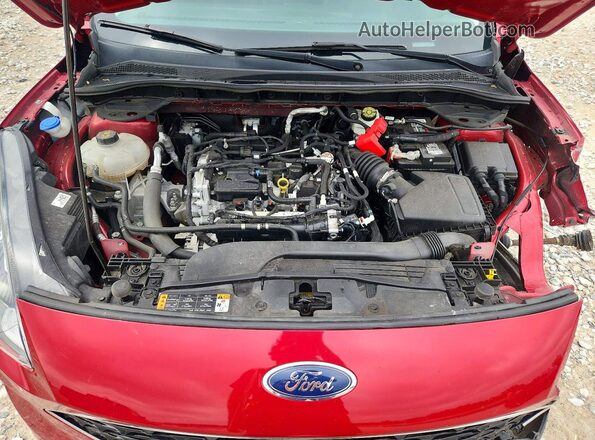 1FMCU9H65MUB09577 2021 FORD ESCAPE Red Սալոնի հետևի տեսք
