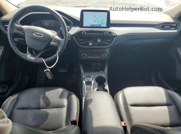 1FMCU9H67LUB67995 2020 FORD ESCAPE White Вид щитка приладів