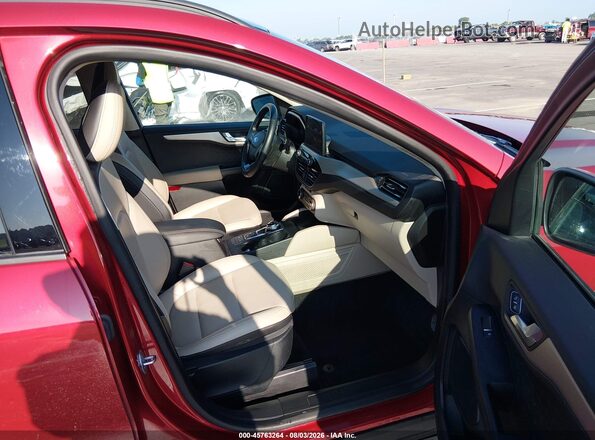 1FMCU9H67LUC51265 2020 FORD ESCAPE Red წინა სალონის ხედი