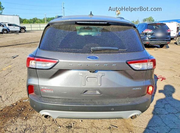 1FMCU9H67MUB23092 2021 FORD ESCAPE Gray Հետևի տեսք